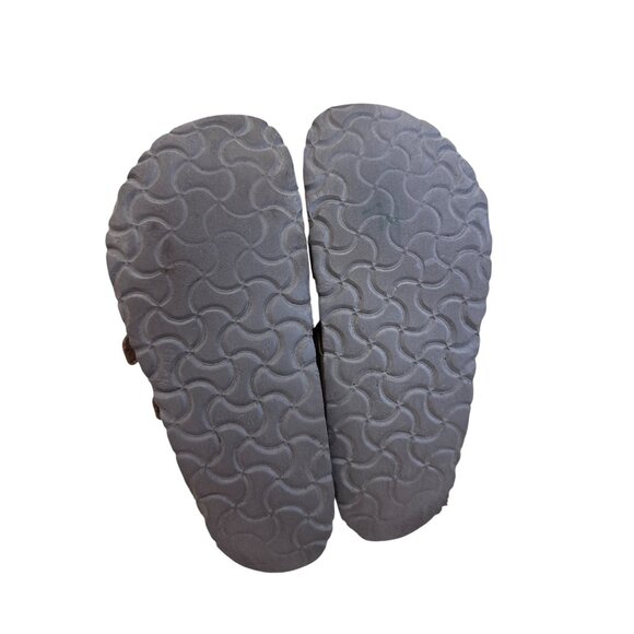 Birkenstock Womens Brown Leather Slip Sandals Size 6 SKU 8196 - Picture 8 of 10